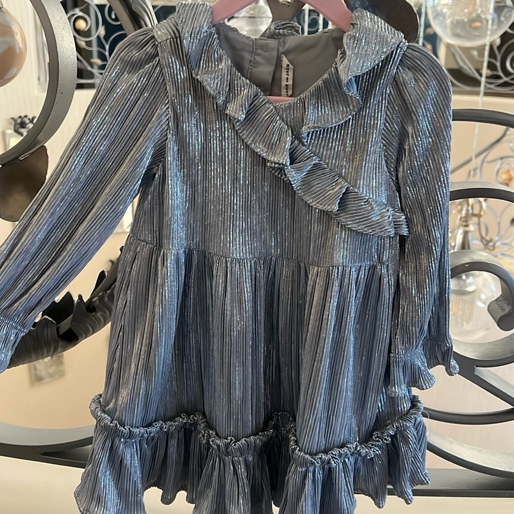 18-24 month Janie & jack silver dress